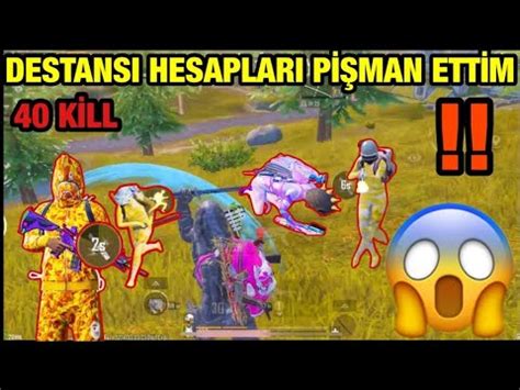 FULL DESTANSI HESAP TAKIM ÜSTÜME OYNADI PUBG MOBİLE YouTube