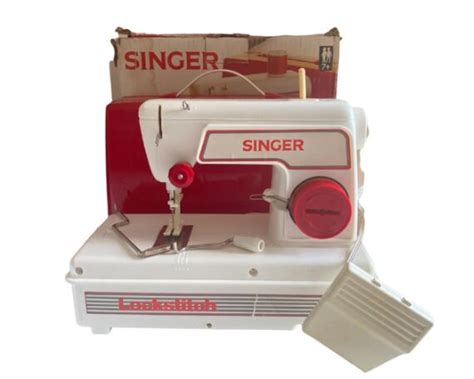 Vintage Kids Singer Sewing Machine Lockstitch Red White Mini - Etsy