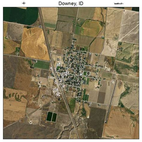 Aerial Photography Map of Downey, ID Idaho