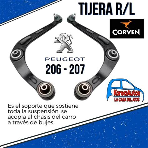 Tijera Derecha E Izquierda Peugeot 206 207