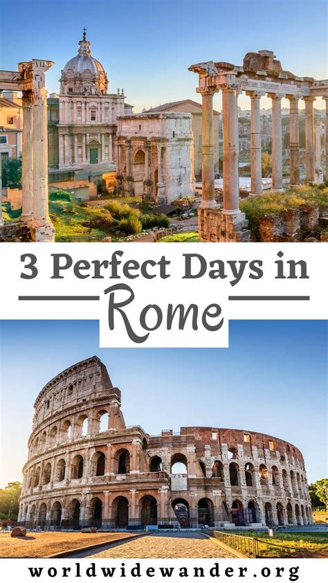 3 Days In Rome The Best 3 Days Rome Itinerary Artofit