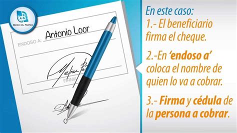 Gu A Completa C Mo Se Endosa Un Cheque Correctamente Paso A Paso