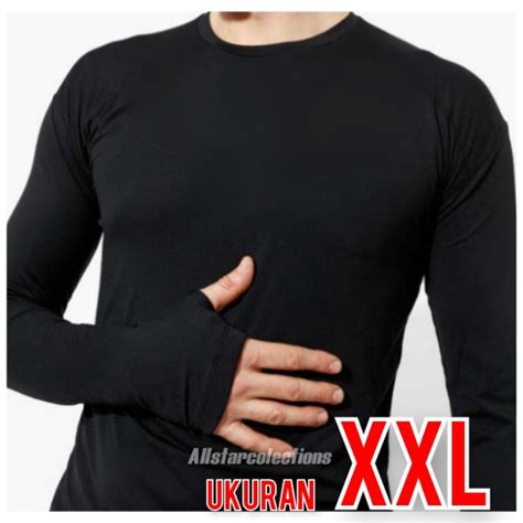 Jual Baju Manset Baselayer Lengan Panjang Pria Wanita Thumbhole Ukuran