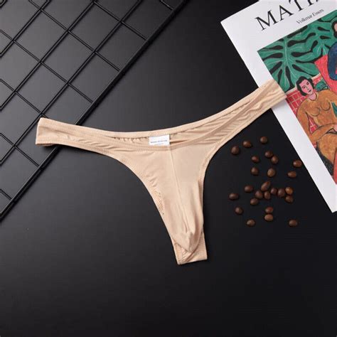 6pack Men G String Thong Bulge Pouch Panties Micro Bikini T Back