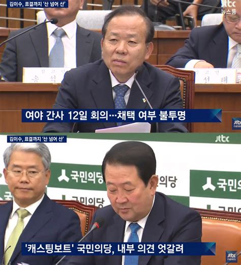 방송리뷰 ‘뉴스룸 “김이수 헌법재판소장 후보자 표결까지 산 넘어 산” 이정범 기자 톱스타뉴스