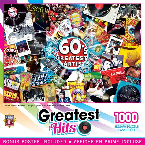 Greatest Hits - 60's Artists, 1000 Pieces, MasterPieces | Puzzle Warehouse