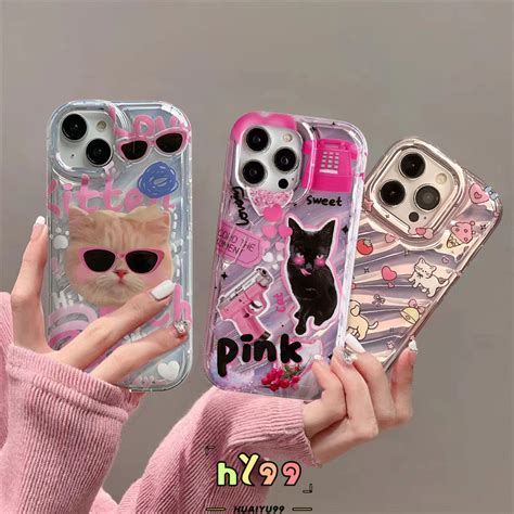 Jual Iphone Casing Bunga Kucing Manis Lucu Keren Kompatibel Untuk