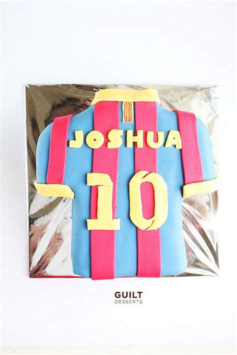 Barca Messi Jersey Cake Decorated Cake By Guilt Cakesdecor