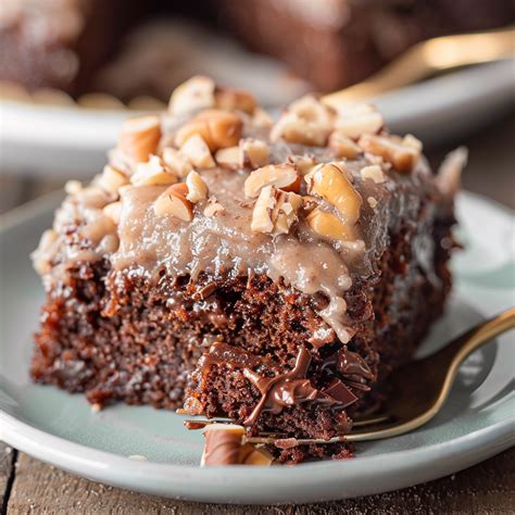 German Chocolate Poke Cake