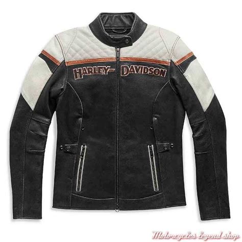 Blouson Cuir Miss Enthusiast Ii Harley Davidson Femme Motorcycles