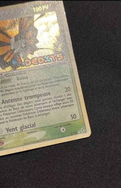 Carte Pok Mon Holo Charmillon Ex Deoxys Bloc Ex Fr Eur