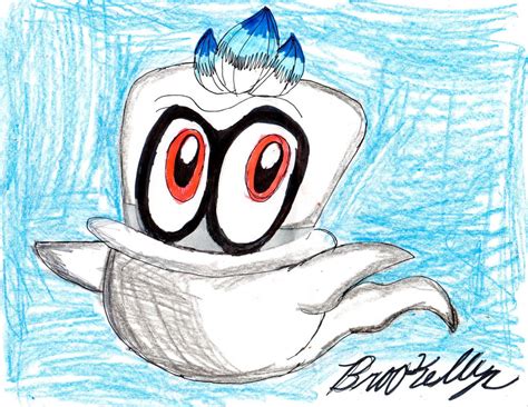 Super Mario odyssey: Cappy by brookellyn on DeviantArt