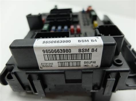 Controlador De Confort BSM B4 9650663980 Peugeot Compre Ahora