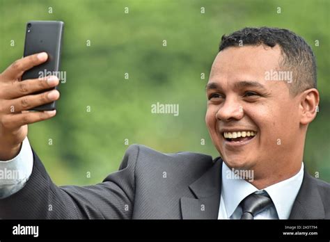 Selfy Of Person Wearing Suit And Tie Stock Photo Alamy