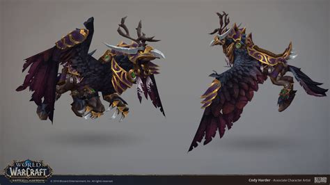 Artstation Battle For Azeroth Creatures Cody Harder