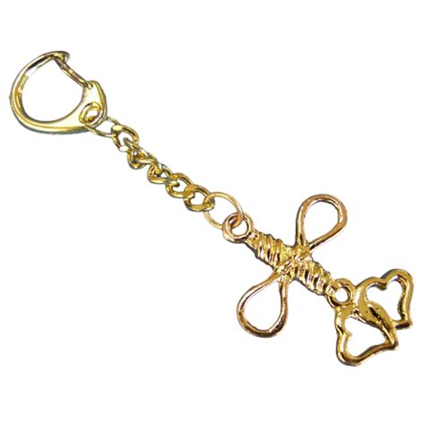 Feng Shui Heart Lock Talisman Amulet Keychain For Love