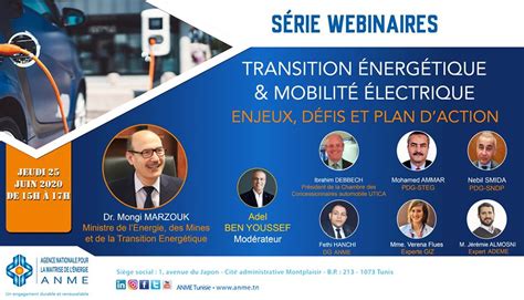 WEBINAIRE sur la TRANSITION ÉNERGÉTIQUE MOBILITÉ ÉLECTRIQUE Enjeux