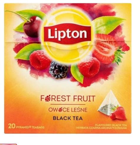 Ceai Negru Lipton Fructe De Padure 20 Piramide