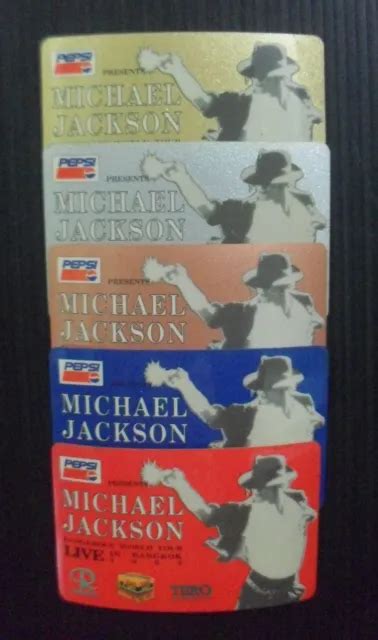 MICHAEL JACKSON DANGEROUS World Tour Vintage THAI 1994 Calendar Card