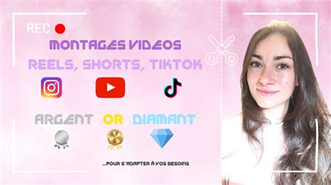 Je Vais Faire Le Montage Vid O Pour Vos Tiktok R Els Instagram Et