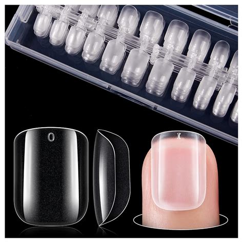 Gelike Ec Extra Short Soft Gel Nail Tips Kit For Soak Off