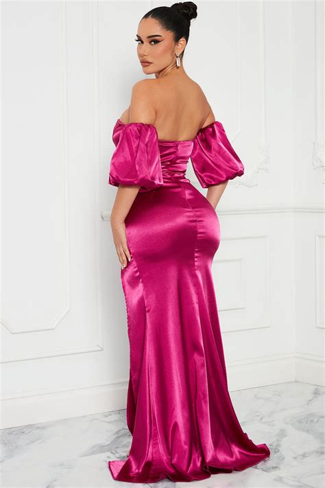 Infinite Love Satin Maxi Dress Purple Fashion Nova Dresses