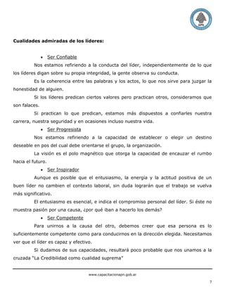 Definicion De Liderazgo PDF