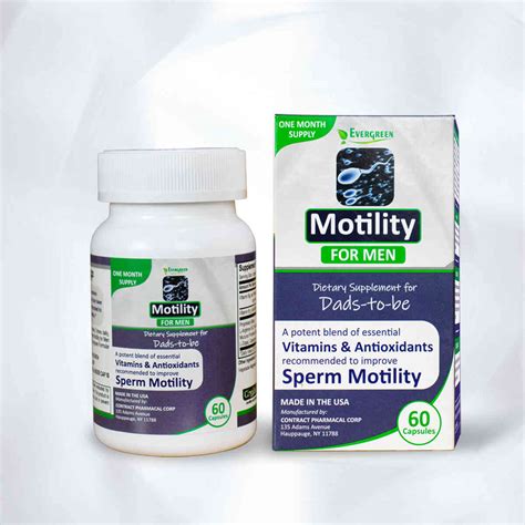 Evergreen Motility For Men Sperm Motility Solution Carrot Top Drug