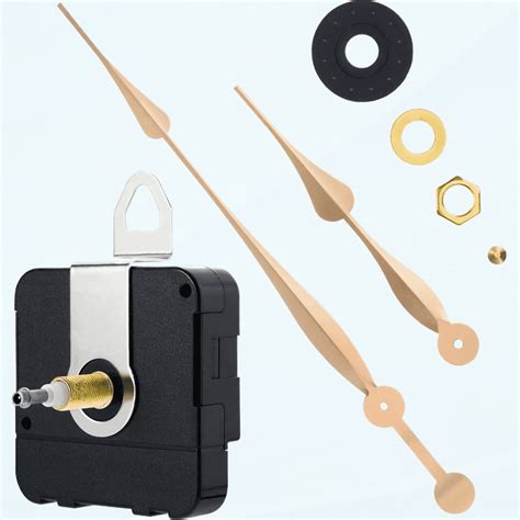 High Torque Long Shaft Clock Movement Mechanism With Inch Long Spade