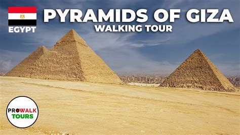 Pyramids Of Giza Walking Tour 4k60fps Youtube