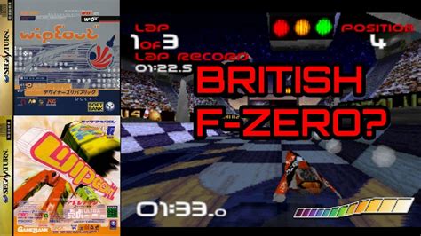 British F Zero Wipeout Wipeout Xl Sega Saturn Livestream Ntsc J