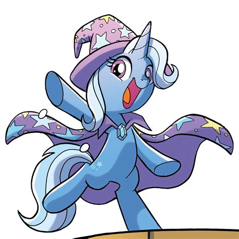 Safe Artist Tony Fleecs Edit Idw Trixie Pony Unicorn