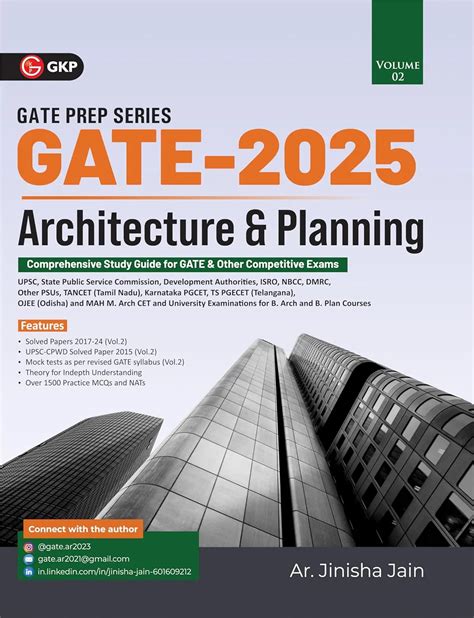 Buy GKP GATE 2025: Architecture & Planning Vol 2 - Guide By Ar. Jinisha Jain (Includes Solved ...