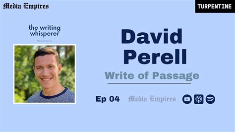 The Craft Of Building A Course Business David Perell Write Of Passage Youtube