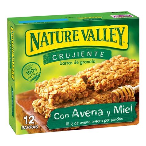 Barras De Granola Nature Valley Con Avena Y Miel 6 Empaques Con 2