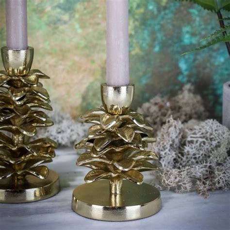 Small Pine Cone Candle Holder Culinary Concepts