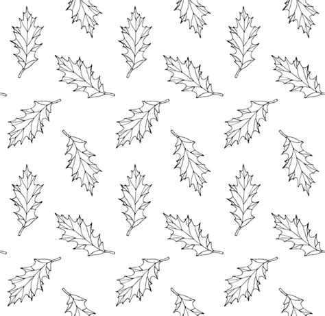 Premium Vector Vector Seamless Pattern Of Autumn Leaves