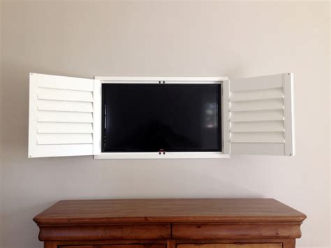 Plantation Shutters Tv Cabinet Craftsman Bedroom Wilmington By