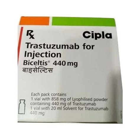 Mg Trastuzumab Injection Ml Packaging Type Vial Box At Rs