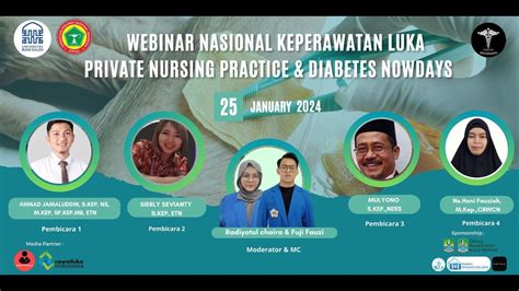 WEBINAR NASIONAL KEPERAWATAN LUKA PRIVATE NURSING PRACTICE DIABETES