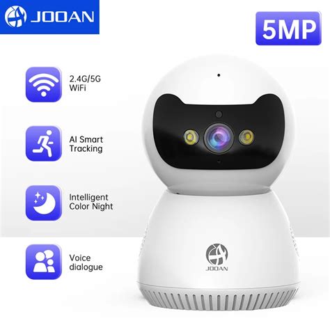 Jooan C Mara IP PTZ De 5MP 5G WIFI Inal Mbrica De Seguridad Para El