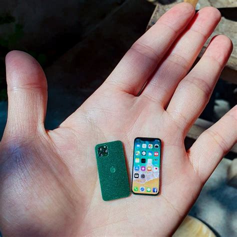 New Iphone 11 Pro Max Midnight Green Toy Miniature Scale 1 6 Etsy