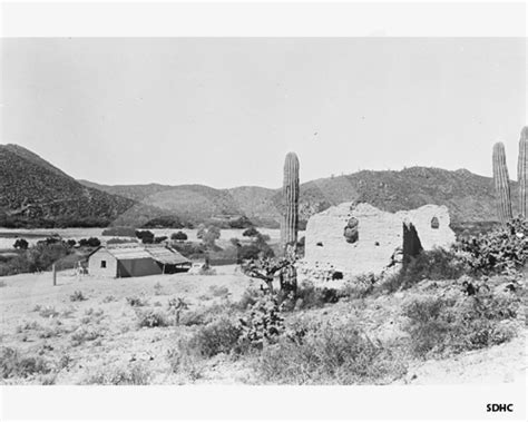 San Fernando Mission - ruins - 1949 - San Diego History Center