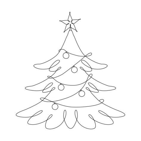 christmas tree  art drawing stock  pictures