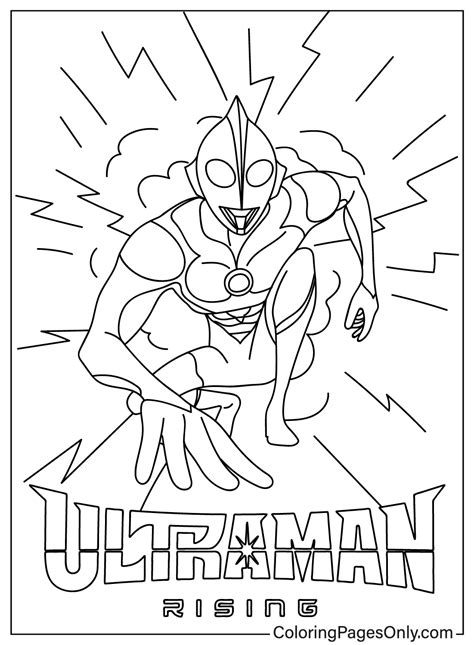 Ultraman Zero Coloring Pages 2025