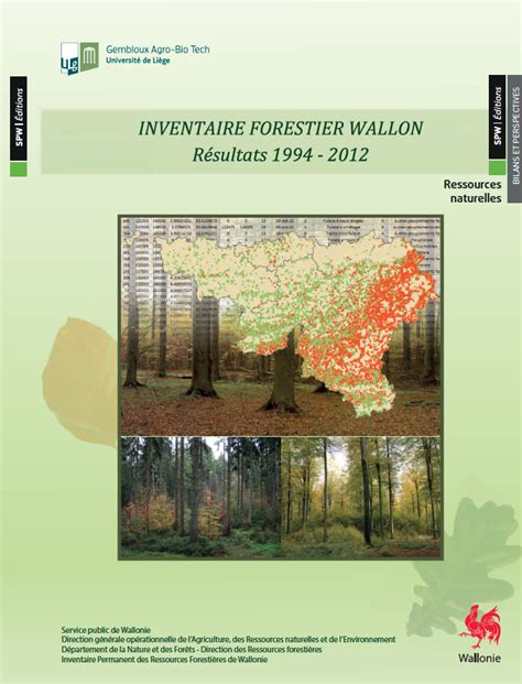 Inventaire forestier wallon Résultats 1994 2012 e Librairie Forêt