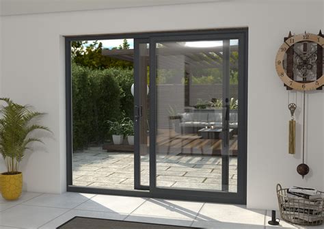 Part Q Mm Upvc Anthracite Grey Sliding Doors Rh Sliding Lh Fixed