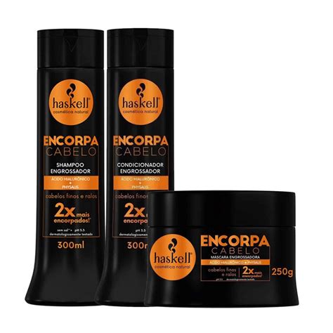 Shampoo Haskell Encorpa Cabelo Ml Drogaria Nossa Farma