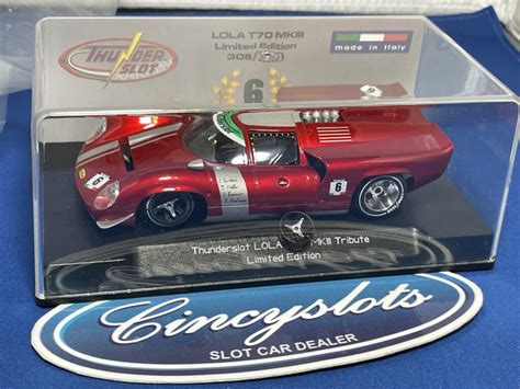 Thunderslot Itltd Lola T Mkiii Limited Edition Slot Car