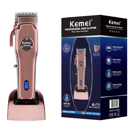 Jual Mesin Cukur Rambut Clipper Kemei Stand Charger Cukuran Rambut Km